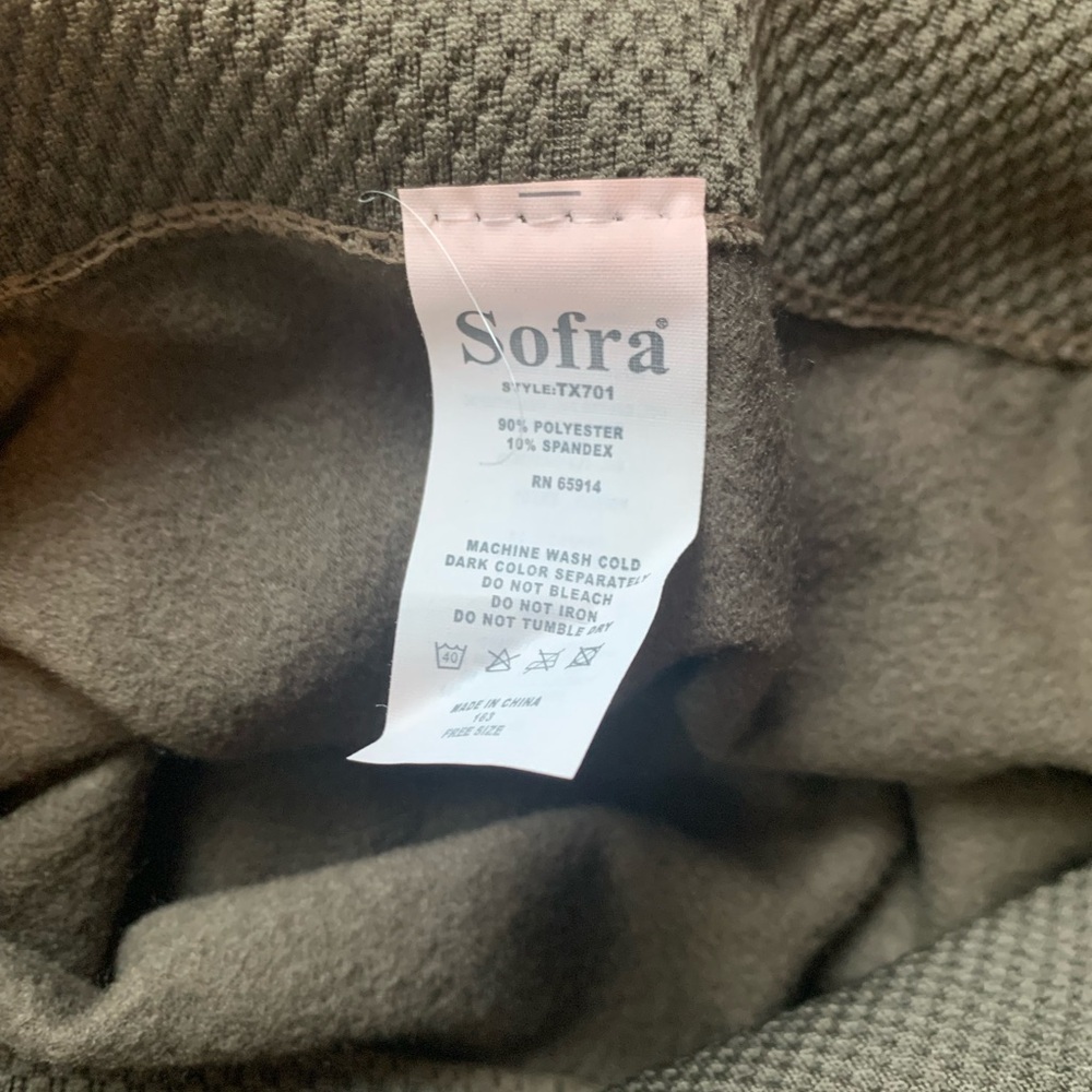 Kids soft green Leggings Sofra - Picture 6 of 7